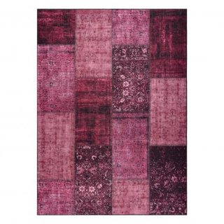 ANTIKA moderný umývateľný grécky koberec - ružový