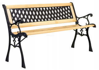  Záhradná drevená lavička - KARO