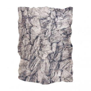 Koberec TINE Rock, stone - moderný, nepravidelný tvar krémová / šedá