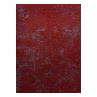 Vlnený koberec JADE 45000/301 OSTA červený / sivý ornament